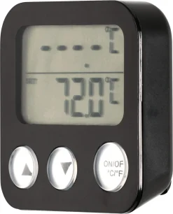 Stektermometer digital, svart