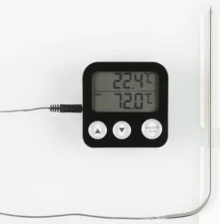 Stektermometer digital, svart