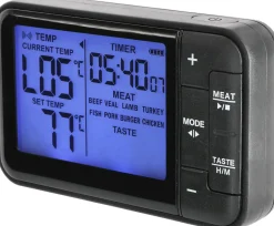 Stektermometer med trådlös digital display, alarm