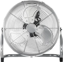 Stor golvfläkt metall 120 W, 50 cm