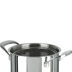 Stor gryta med insats, rostfritt stål, 4 l