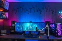 Streamplify akustikpanel mörkgrå 60 x 30 cm 9-pack