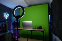 Streamplify Green Screen Lift grön bakgrund, duk