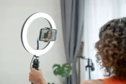 Streamplify Light 10 ringlight mobil med tripod, LED