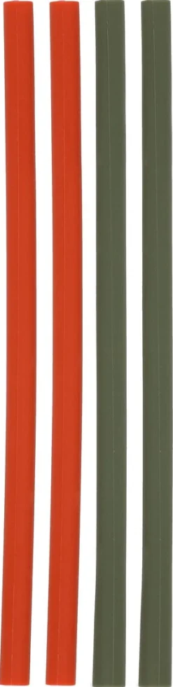 Sugrör silikon, återanvändbara, 4-pack, 22 cm