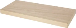 Svävande vägghylla i ekfanér FSC, 60 eller 80 cm