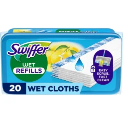 Swiffer Wet Refill fuktiga rengöringsdukar, 20-pack