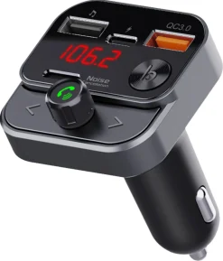 Swissten FM-sändare med Bluetooth för bil, 12-24 V