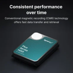 Synology Plus Series HDD HAT3300 SATA för NAS, 3,5 tum