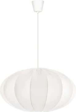 Taklampa tyg oval 55 cm, Northlight