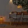 Taklampa solcell hängande bambu Northlight, 30 cm