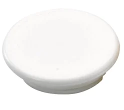 Täcklock för karmskruv vit, 20 pack