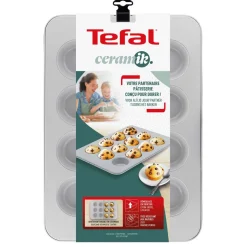 Tefal Ceramik muffinsform 12 st, keramisk, 39 x 27,5 cm