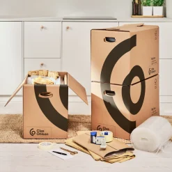 Tejphållare för packtejp