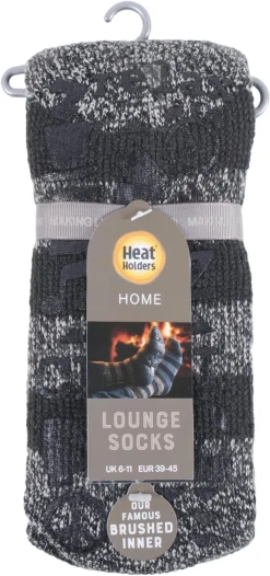 Termostrumpor Heat Holders lounge socks herr, storlek 39-45