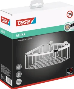 Tesa Aluxx duschkorg hörn självhäftande, krom