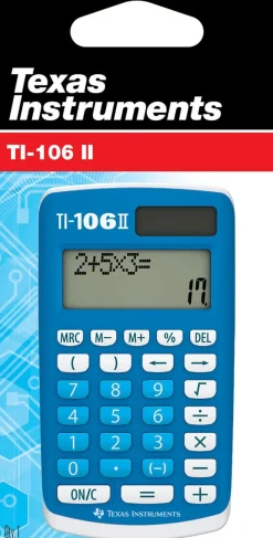 Texas Instruments TI-106 II Solar enkel miniräknare