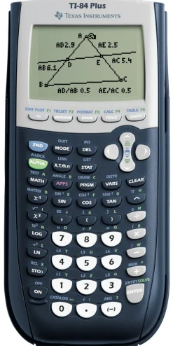 Texas TI-84 Plus grafräknare med USB, gymnasiet / högskola