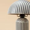 Tilde bordslampa randig keramik, 32 cm, Northlight
