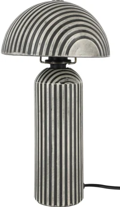 Tilde bordslampa randig keramik, 32 cm, Northlight