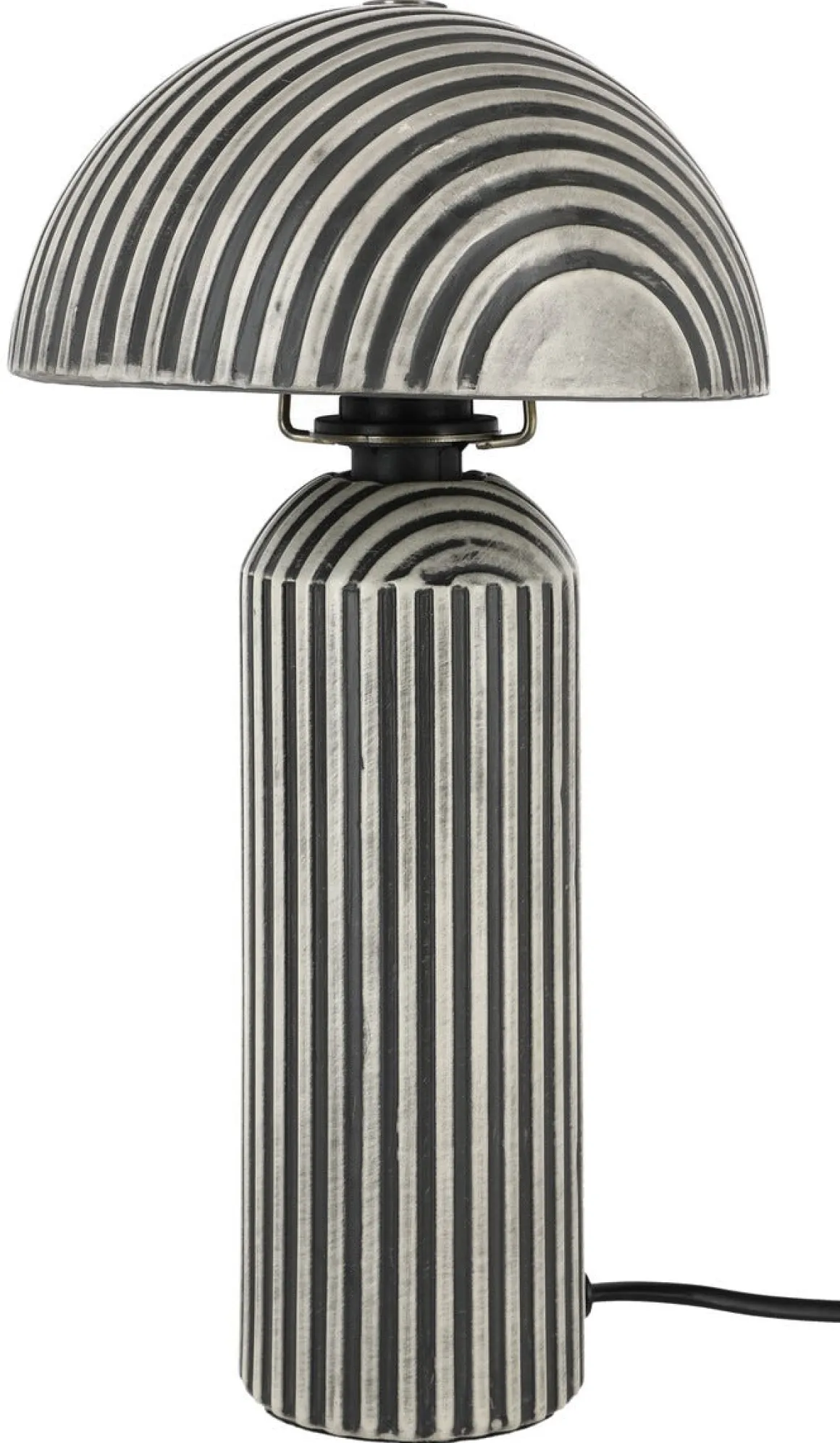 Tilde bordslampa randig keramik, 32 cm, Northlight