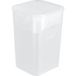 Tillbringare med lock, plast, 0,8 liter