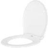 Toalettsits mjukstängande vit, duroplast