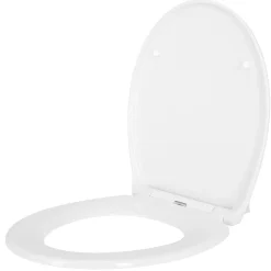 Toalettsits mjukstängande vit, duroplast