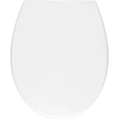 Toalettsits mjukstängande vit, duroplast