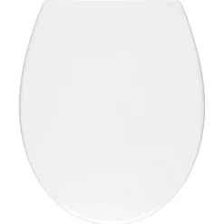 Toalettsits mjukstängande vit, duroplast