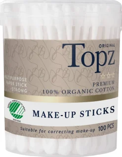 Topz Original Make Up Sticks bomullspinnar, 100-pack