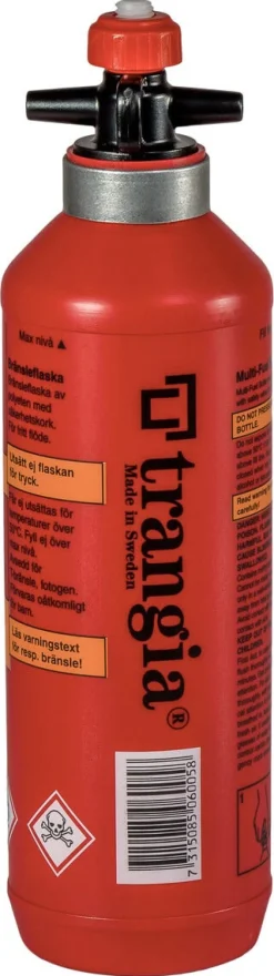 Trangia bränsleflaska röd med säkerhetskork, 0,5 liter