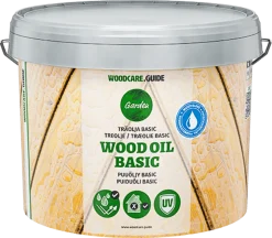 Träolja WoodCare.Guide Basic utomhus, 2,7 liter