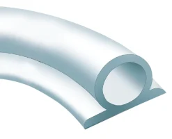 Tätningslist Omega-profil vit, 1-7 mm, Stokvis Tapes