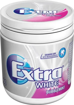 Tuggummi Extra White Bubblemint på burk, 84 g