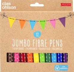 Tuschpennor Jumbo 12-pack