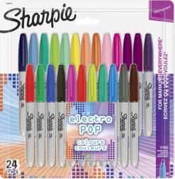 Tuschpennor Sharpie Electro Pop, 24-pack