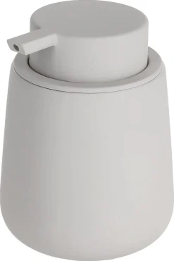 Tvålpump i stengods, beige