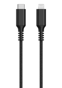 Tygklädd USB-C till Lightning laddkabel för iPhone 1,5m Clas Ohlson