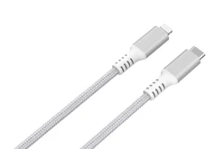 Tygklädd USB-C till Lightning laddkabel för iPhone 3m Clas Ohlson