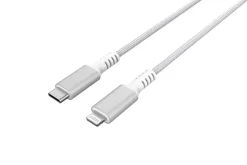 Tygklädd USB-C till Lightning laddkabel för iPhone 1,5m Clas Ohlson
