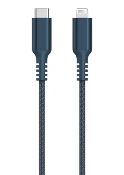 Tygklädd USB-C till Lightning laddkabel för iPhone 1,5m Clas Ohlson