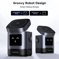 Ugreen Uno 2-in-1 magnetisk trådlös laddare, 15W