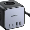 Ugreen Diginest Cube grenuttag och laddare USB-C, USB-A