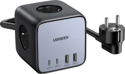 Ugreen Diginest Cube grenuttag och laddare USB-C, USB-A