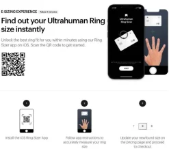 Ultrahuman Ring Air smart ring, Bionic Gold