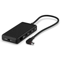 Unisynk USB-C hub för laptop, 8 portar