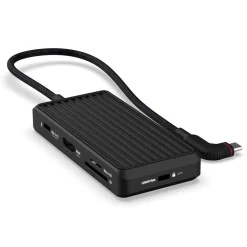 Unisynk USB-C hub för laptop, 8 portar