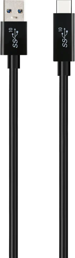 USB A till USB C kabel 1 m, Clas Ohlson SuperSpeed+ 3.1