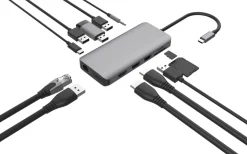 USB-C dockningsstation 12-i-1
